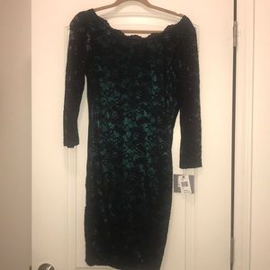 Black lace dress size 6/8